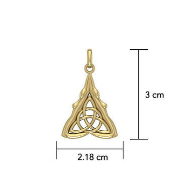 Danu Goddess Solid Gold Pendant GPD1197 - Jewelry